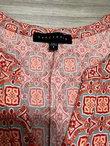 SANCTUARY flowy top size S - Picture 5 of 7
